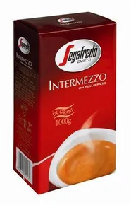 Káva zrnková, pražená, vákuovo balené, 1000 g, SEGAFREDO Intermezzo