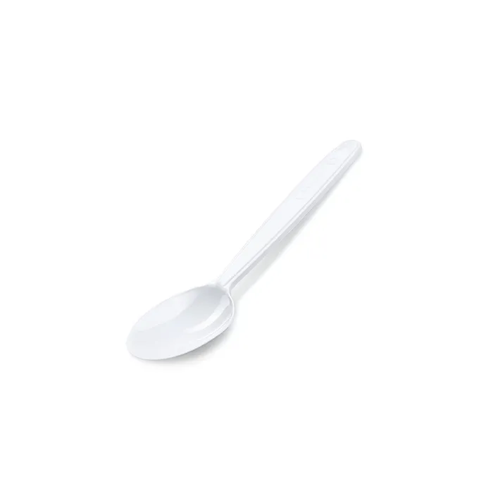 Hlavný obrázok produktu Kávová lžička (PP) znovu použitelná bílá 13cm [50 ks]