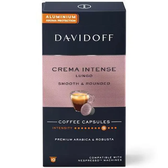 Hlavný obrázok produktu Kávové kapsle "Crema Intense Lungo", 10 ks, DAVIDOFF 522674