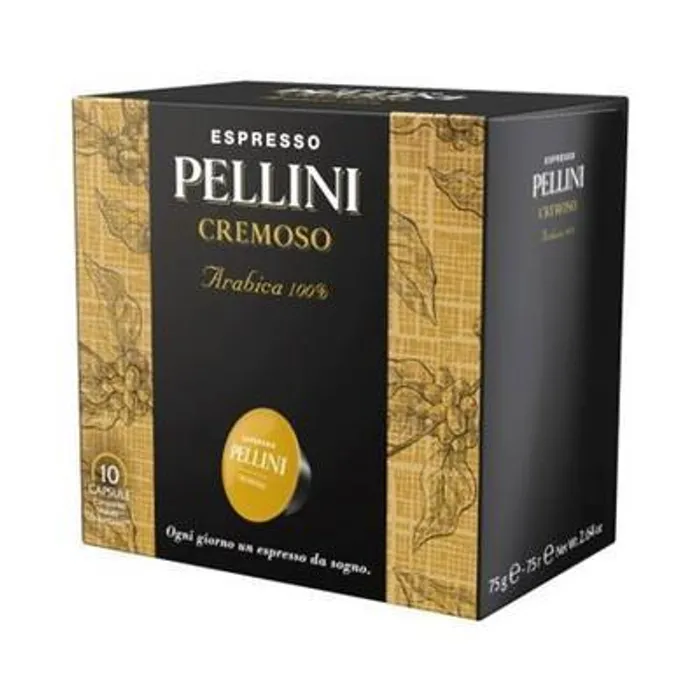 Hlavný obrázok produktu Kávové kapsle "Cremoso", 10ks, PELLINI, do kávovarů Dolce Gusto
