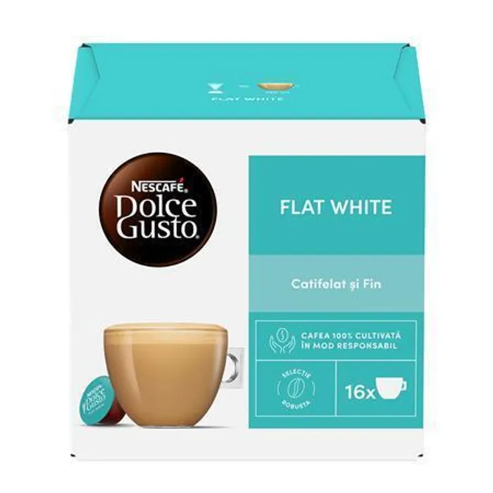 Hlavný obrázok produktu Kávové kapsle "Dolce Gusto Flat White", 16 ks, NESCAFÉ
