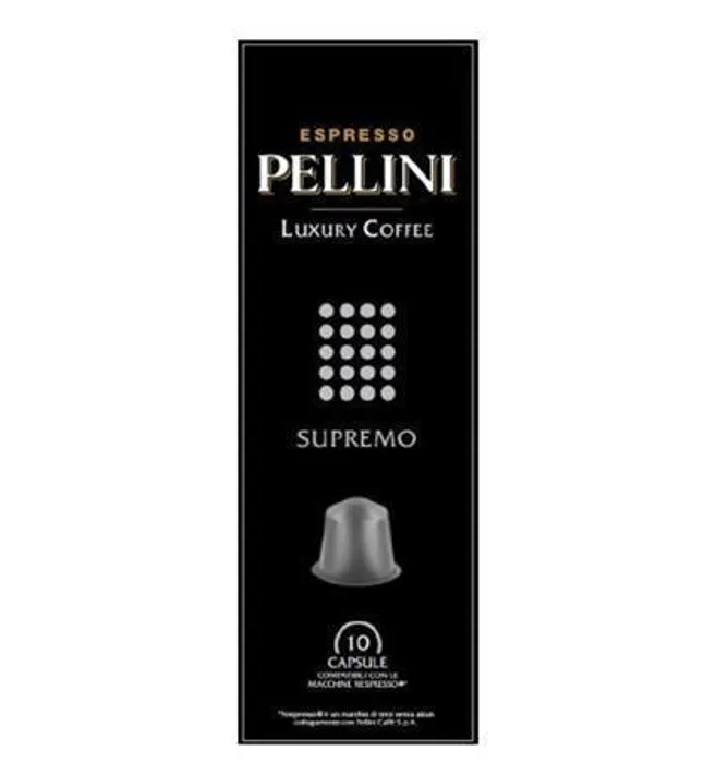 Hlavný obrázok produktu Kávové kapsle "Supremo", 10ks, PELLINI, do kávovarů Nespresso®