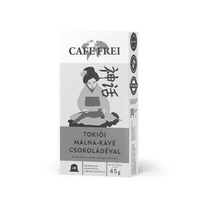 Hlavný obrázok produktu Kávové kapsle "Tokio" čokláda-malina, 9ks, CAFE FREI