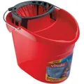 Ďalší obrázok produktu Vedierko so žmýkacím košom, VILEDA Supermop, červené