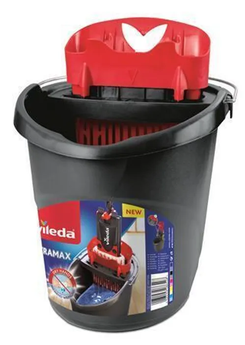 Hlavný obrázok produktu Kbelík se ždímacím košem, VILEDA "Ultramax", šedo-černý