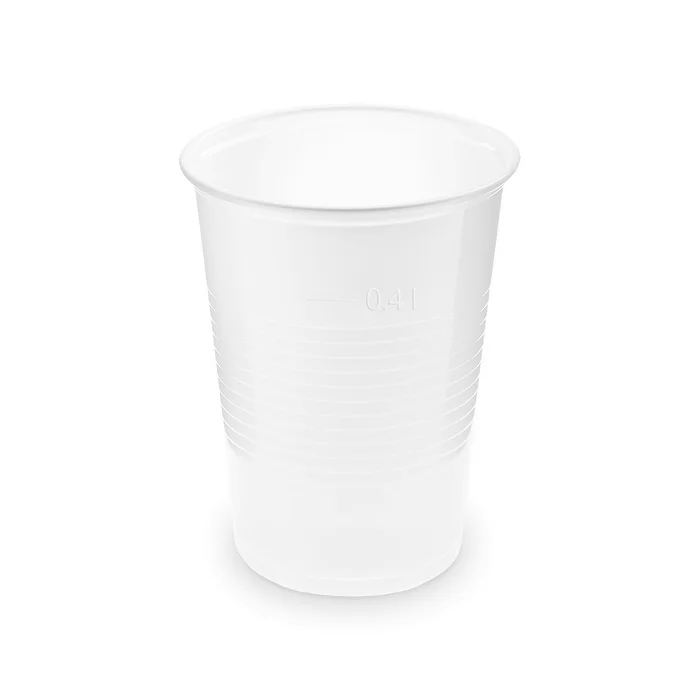 Hlavný obrázok produktu Kelímek bílý 0,4 l -PP- (průměr 95 mm) [50 ks]