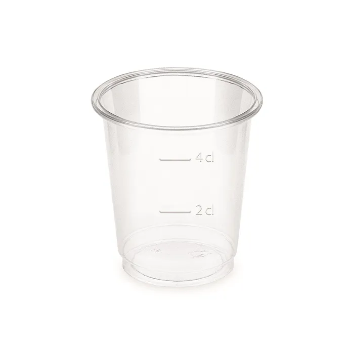 Hlavný obrázok produktu Kelímek čirý (PLA) -BIO- 2 cl / 4 cl (průměr 48 mm) [40 ks]