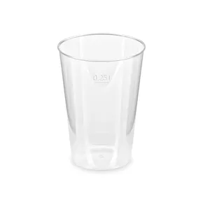 Pohár kryštál (PS) priemer 76mm 0,25L [50 ks]