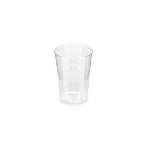 Pohárik kryštál (PS) priemer 44mm 2cl/4cl/5cl [40 ks]