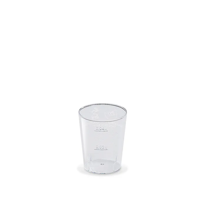 Hlavný obrázok produktu Kelímek krystal 2 cl / 4 cl [50 ks]