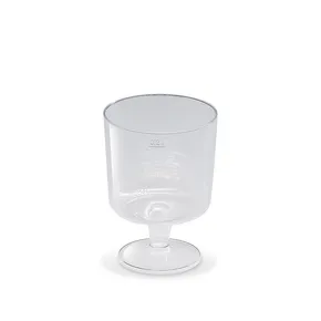 Pohár kryštál (PS) na stopke priemer 72mm 0,2L [10 ks]