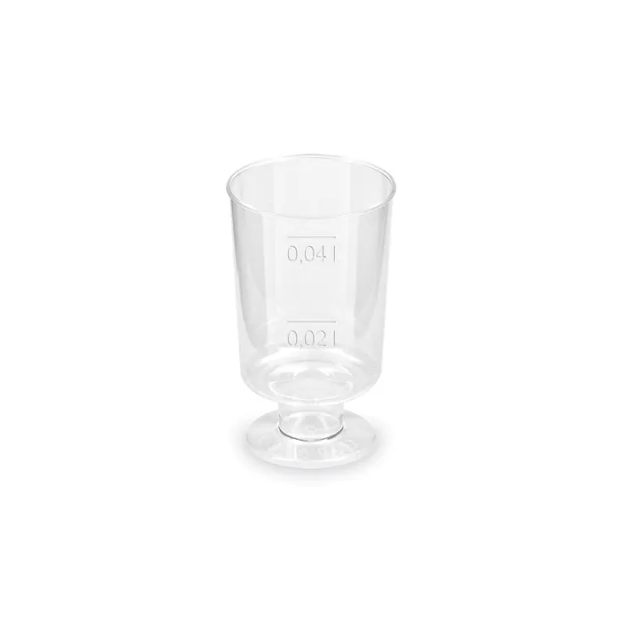 Hlavný obrázok produktu Kelímek krystal na stopce 2 cl / 4 cl [20 ks]