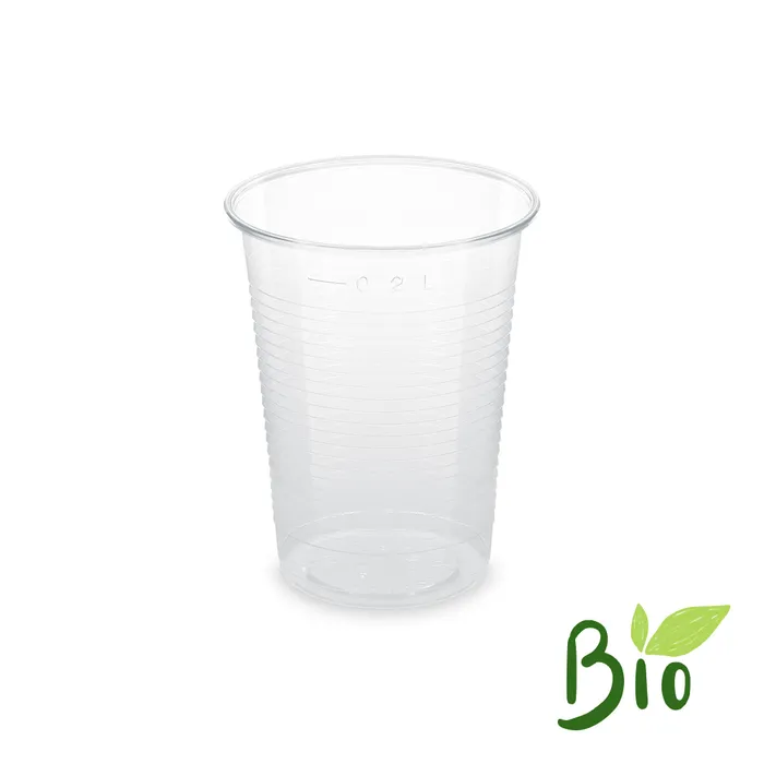 Hlavný obrázok produktu Kelímek průhledný 0,2 l (PLA) -BIO- (průměr 70 mm) [100 ks]
