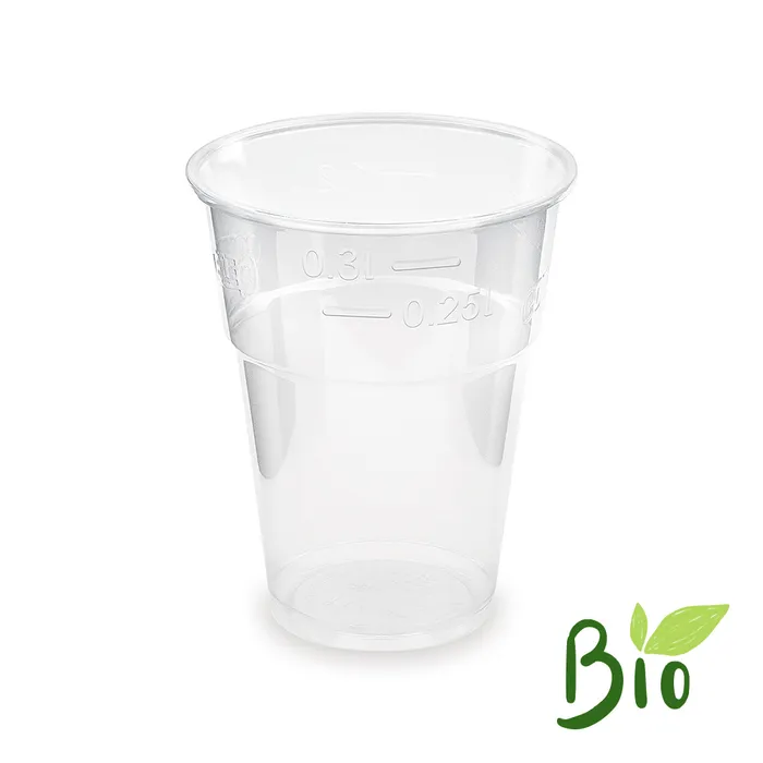 Hlavný obrázok produktu Kelímek průhledný 0,3 l (PLA) -BIO- (průměr 84 mm) [50 ks]