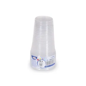 Pohár (PP) priehľadný priemer 78mm 0,3L [10 ks]