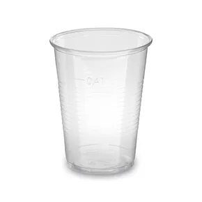 Pohár priehľadný 0,4 l -PP- (priemer 95 mm) [50 ks]