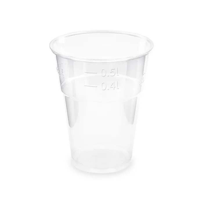 Hlavný obrázok produktu Kelímek průhledný 0,5 l (PLA) -BIO- (průměr 102 mm) [10 ks]