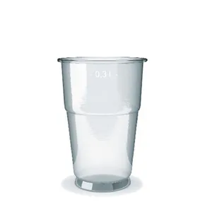 Pohár (PET) číry priemer 78mm 0,3L [50 ks]