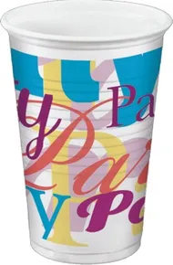 Biele kelímky 0,2 l PARTYTIME [10 ks]