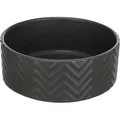 Ďalší obrázok produktu Keramická miska 0,9 l/o 16 cm, vrúbkovaná, čierna