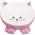 Keramická miska ergonomická 0.15 l/o 14 cm, vyvýšená, tvar mačka