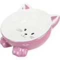 Keramická miska ergonomická 0.15 l/o 14 cm, vyvýšená, tvar mačka
