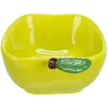 Keramická miska JABLKO (morča, králik), 180 ml / 12 x 11 cm, zelená