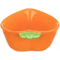 Ďalší obrázok produktu Keramická miska MRKVA (morča, králik), 180 ml / 12 x 11 cm, oranžová