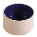 Ďalší obrázok produktu Keramická miska s glazúrou 100 ml/7 cm - béžovo/modrá TRIXIE