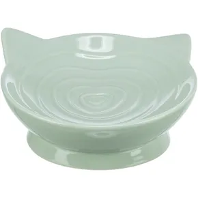 Keramická miska VIVIANA, tvar mačacej hlavy, 0,15 l/o 14 cm, šalviová