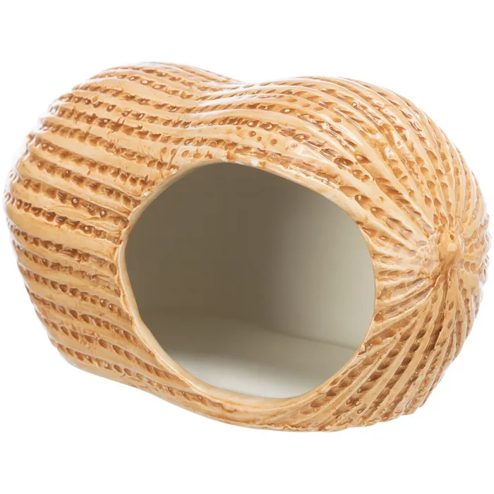 Hlavný obrázok produktu Keramický domeček ARAŠÍD (křeček/myš), 17 x 8 x 8 cm, béžová
