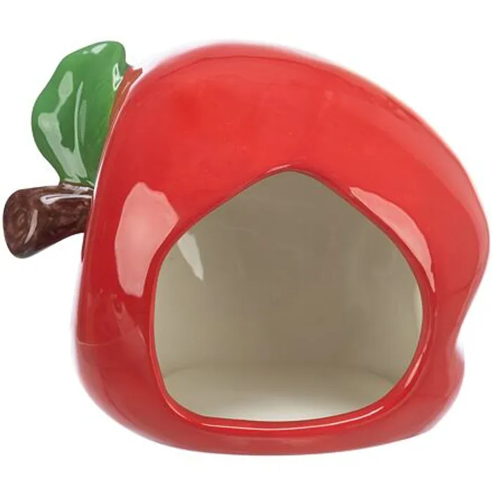 Hlavný obrázok produktu Keramický domeček JABLKO (křeček,myš), 13 x 10 x 10 cm, červená