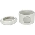 Ďalší obrázok produktu Keramický domček, 1 vchod, odnímateľná strieška, o 16 × 12 cm, tmavošedá