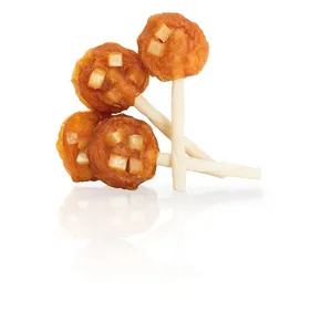 KIDDOG BUFFET LOLLIPOP lízátko s kuřecím masem a sýrem 9 cm/8 g [1ks]