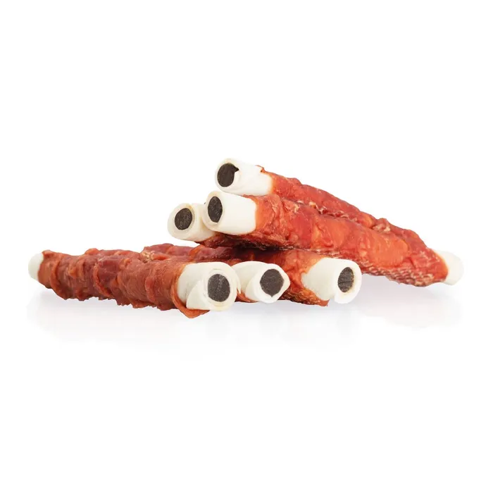 Hlavný obrázok produktu KIDDOG BUFFET ROLLER s kachními prsy 12 cm/35 g, plněný kuřecími játry [1 ks]