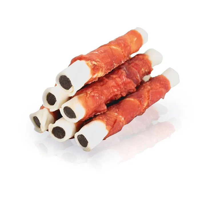 Hlavný obrázok produktu KIDDOG BUFFET ROLLER s kachními prsy 17 cm/60 g, plněný kuřecími játry [1 ks]