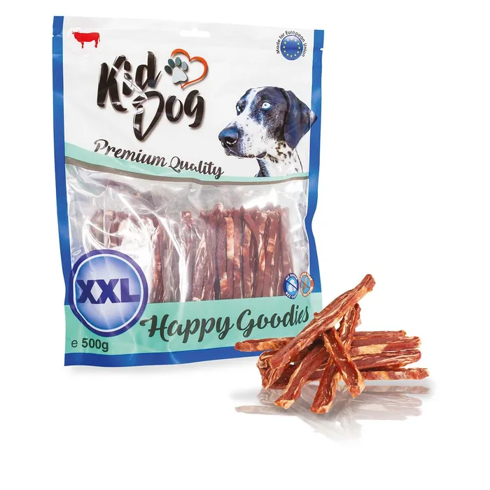 Hlavný obrázok produktu KIDDOG hovězí steak v proužku 500 g