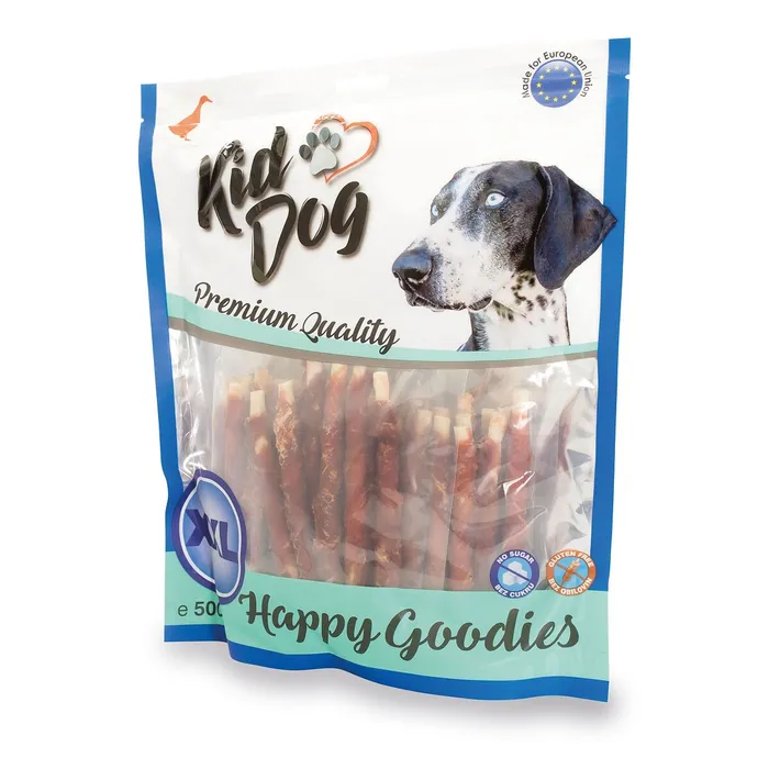 Hlavný obrázok produktu KIDDOG kachní masíčko na buvolí tyčince - 8 mm/12 cm 500 g
