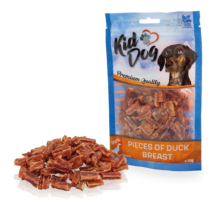 Hlavný obrázok produktu KIDDOG kachní prsa kousky 80 g