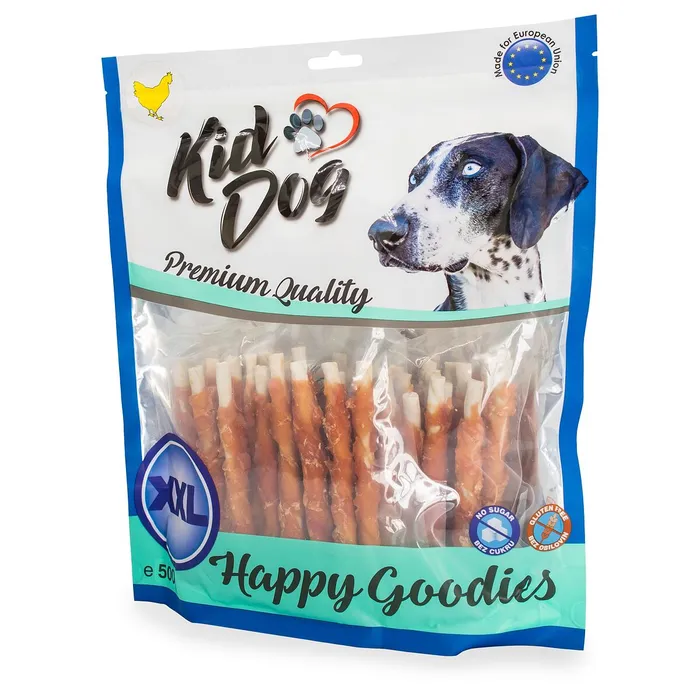 Hlavný obrázok produktu KIDDOG kuřecí masíčko na buvolí tyčince - 8 mm/12 cm 500 g