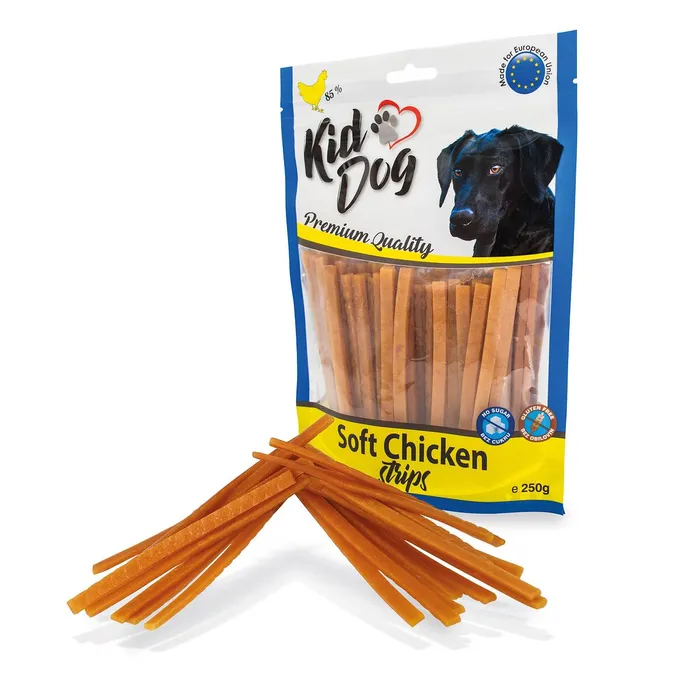 Hlavný obrázok produktu KIDDOG kuřecí měkké pásky 250 g