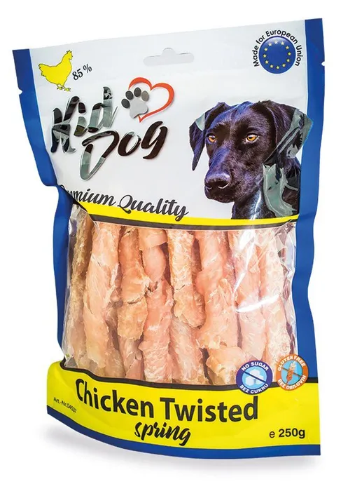 Hlavný obrázok produktu KIDDOG kuřecí prsa ve spirále, měkké masíčko 250 g