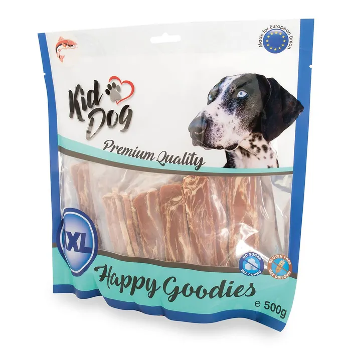 Hlavný obrázok produktu KIDDOG lososový steak v proužku 500 g