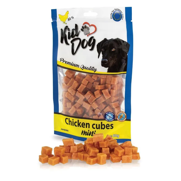 Hlavný obrázok produktu KIDDOG MINI kuřecí kostičky 80 g