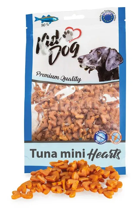 Hlavný obrázok produktu KIDDOG mini srdíčka z tuňáka 70 g