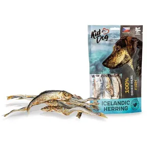 KIDDOG SUPER PREMIUM 100% sušená skutočná ryba - islandský herinek 100 g