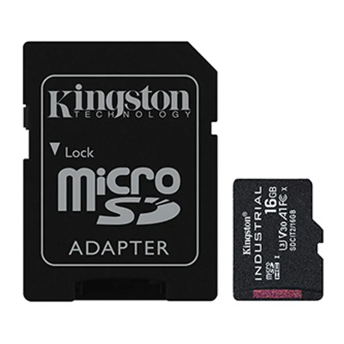 Hlavný obrázok produktu Kingston paměťová karta Industrial C10, 16GB, micro SDHC, SDCIT2/16GB, UHS-I U3 (Class 10