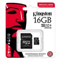 Ďalší obrázok produktu Kingston pamäťová karta Industrial C10, 16GB, micro SDHC, SDCIT2/16GB, UHS-I U3 (Class 10), V30, A1, pSLC karta s adaptérom