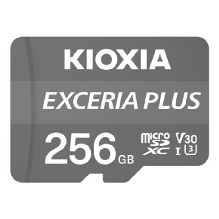 Hlavný obrázok produktu Kioxia Paměťová karta Exceria Plus (M303), 256GB, microSDXC, LMPL1M256GG2, UHS-I U3 (Clas