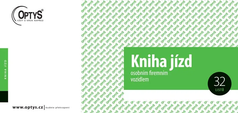 Hlavný obrázok produktu Kniha jízd firemního vozidla, 21 x 10 cm 1171